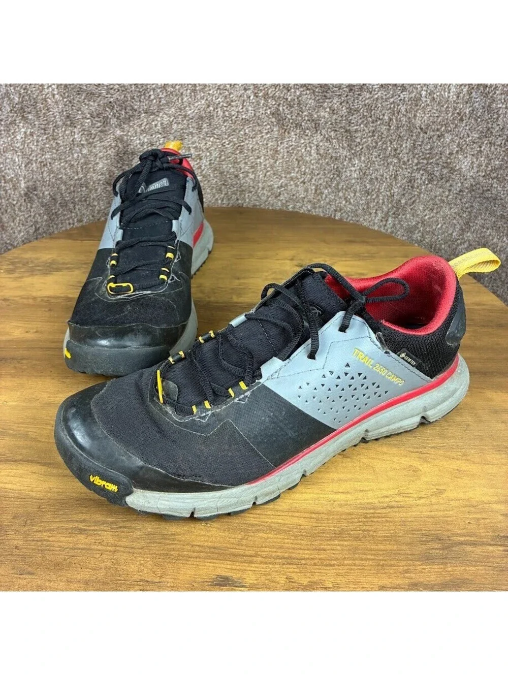Danner Trail 2650 Campo 3 Men's Size 10.5 D Hiking Shoes Sneakers Black Gray